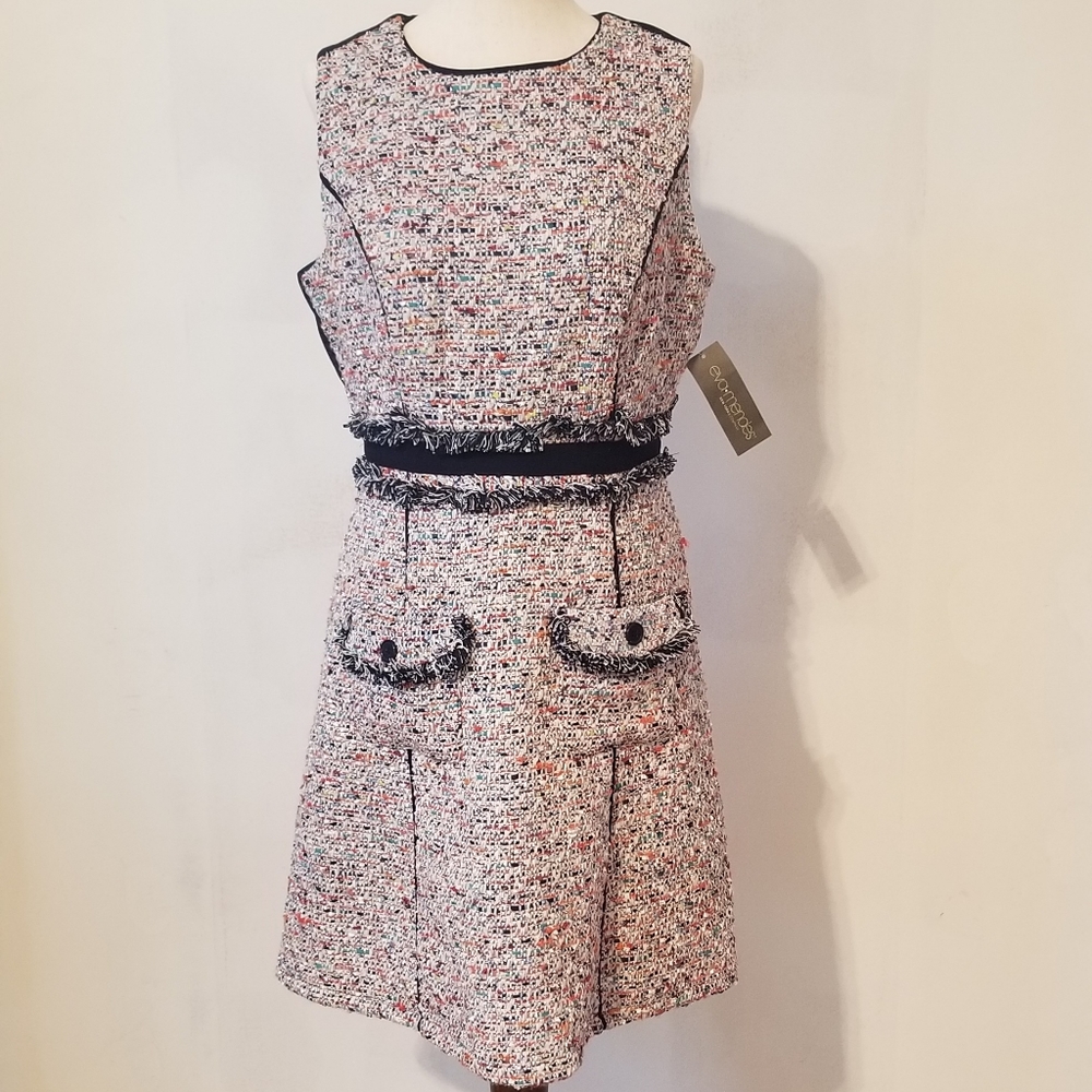 Eva Mendes NY & Company Tweed Shift Dress with tags